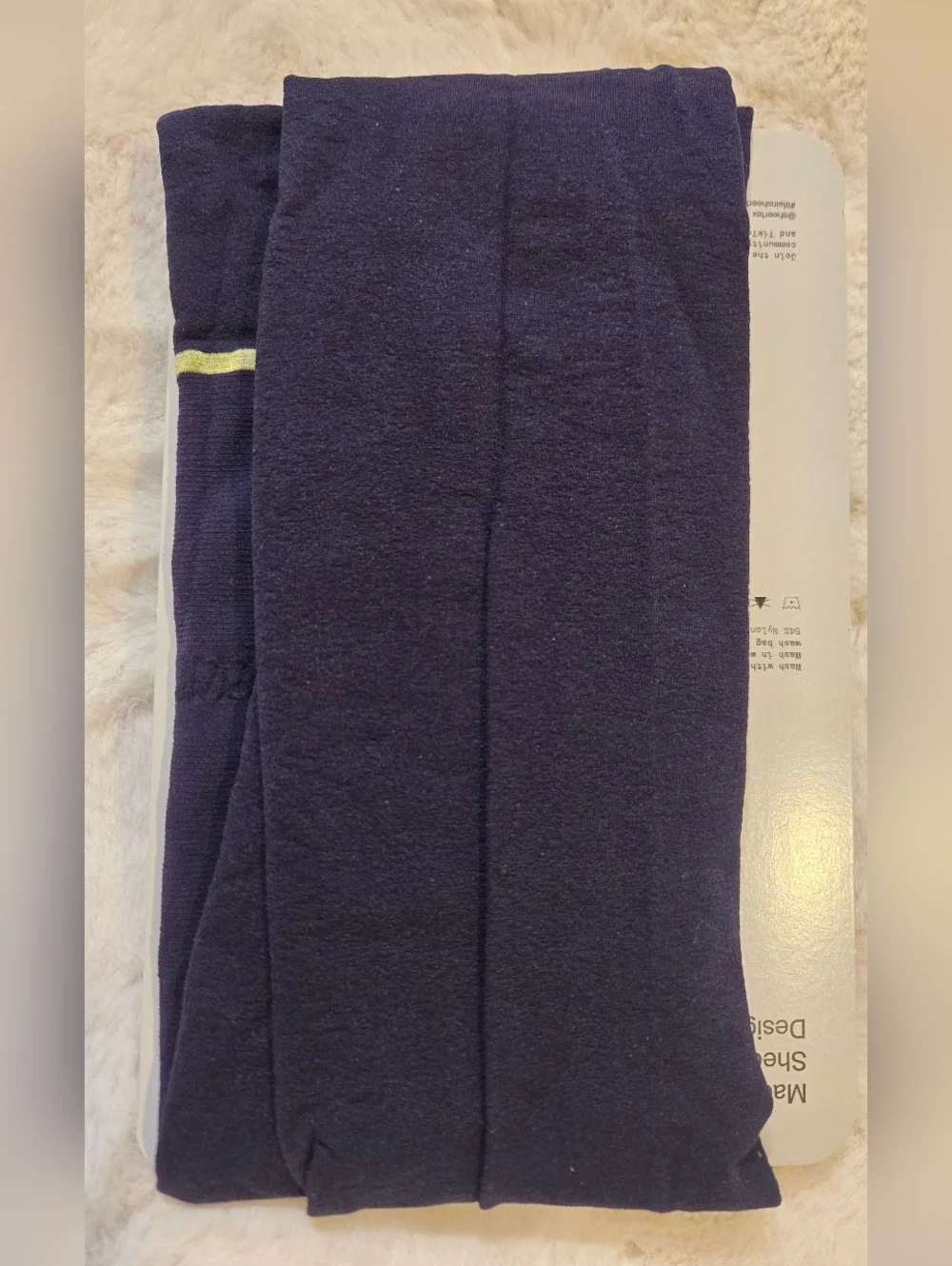 Sheertex Classic Semi Opaque Rip Resist Tights Eggplant Size Medium New